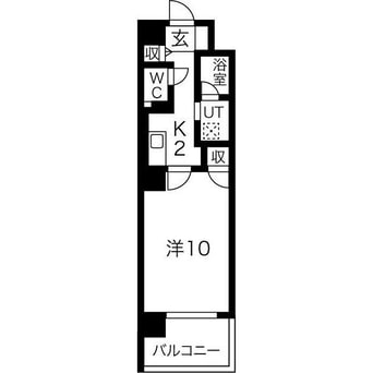 間取図 クレール北10条