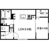 ブランシャール宮の森DX 1LDKの間取り