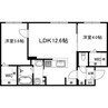 ブランシャール宮の森DX 2LDKの間取り