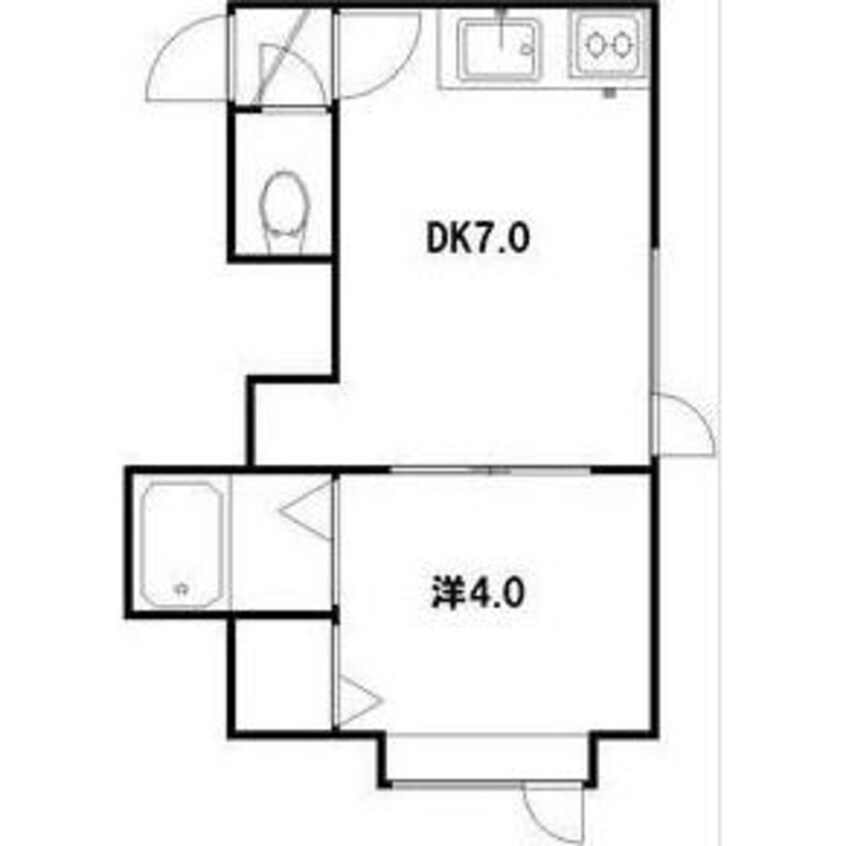 間取図 フローレス円山