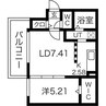 ノーチェ円山 1LDKの間取り