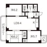 サンシャイン円山 3LDKの間取り