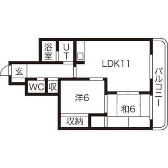 間取図 サンシャイン円山