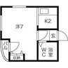 SERAM宮ケ丘 1Kの間取り