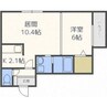 LA.FORTE　MARUYAMA 1LDKの間取り