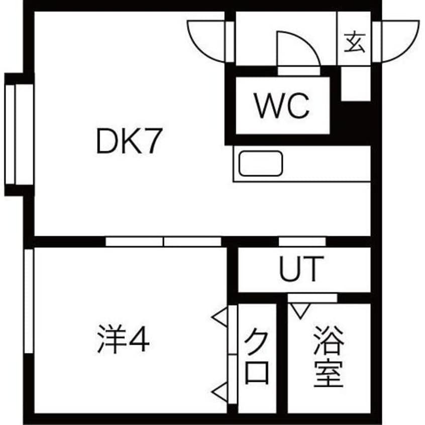 間取図 ecoa北16条