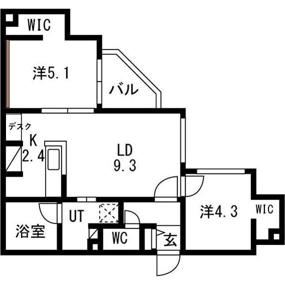 間取り図 Terrace Sakura(テラスサクラ)