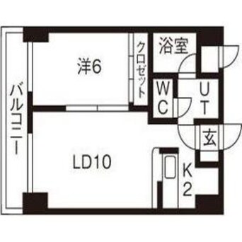 間取図 サザンミルフォード北大
