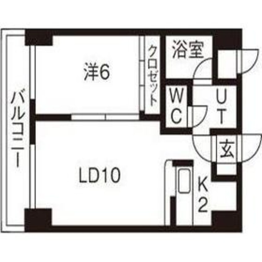 間取図 サザンミルフォード北大