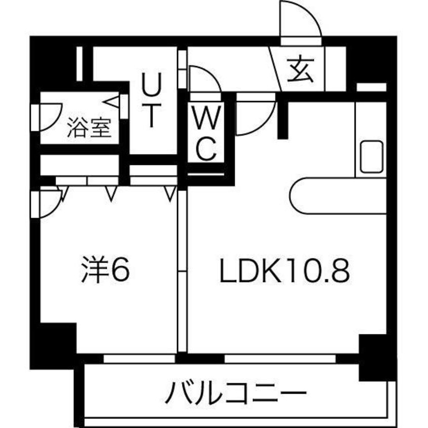 間取図 PARKSIDE KIB