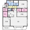 (仮称)宮の森3条3丁目賃貸MSの間取図