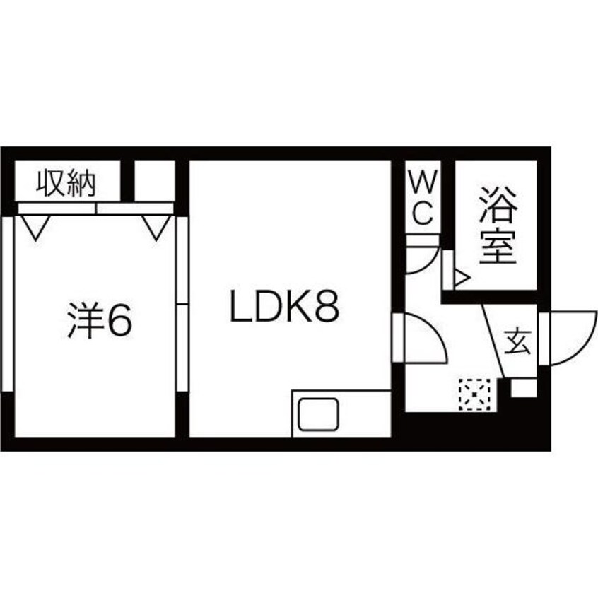 間取図 ノースハイム円山公園