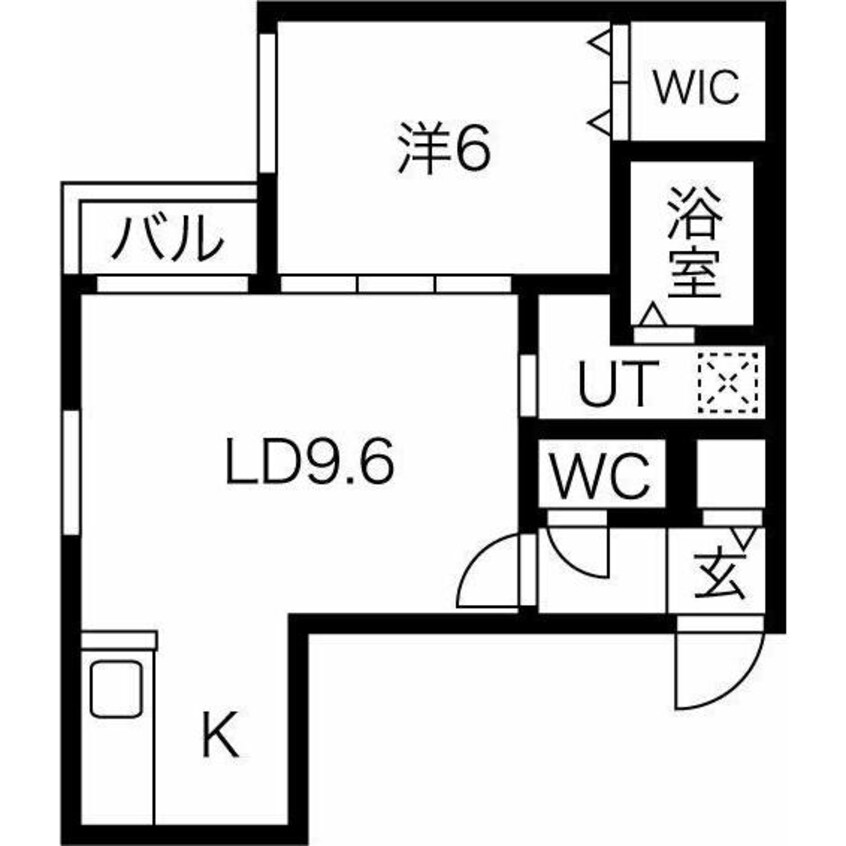 間取図 レストシティ北7条
