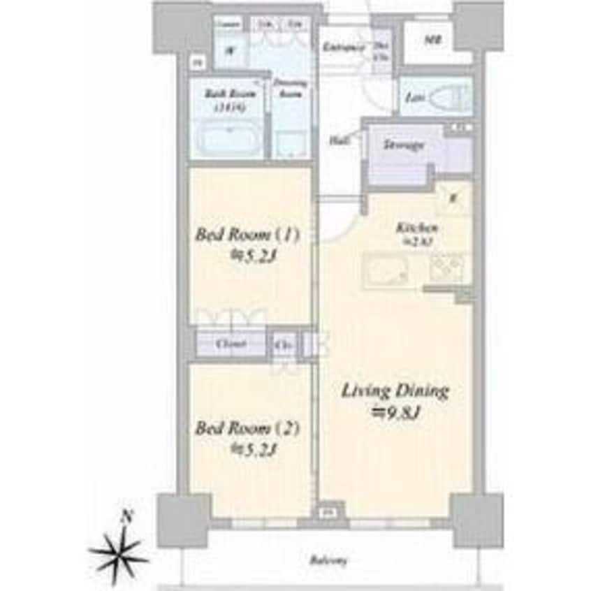 間取図 ジュノール札幌植物園