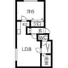 Louange(ルワンジュ) 1LDKの間取り