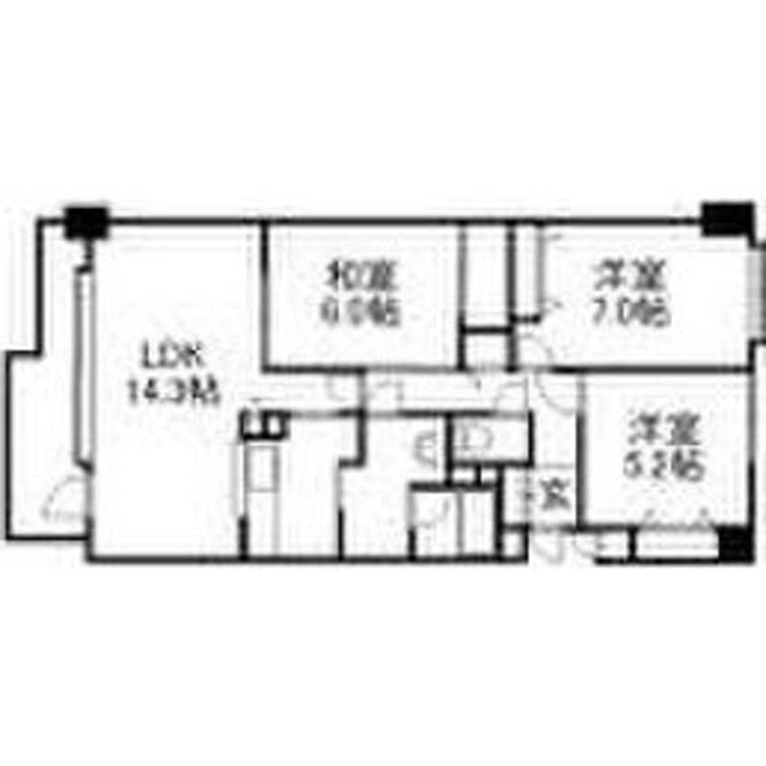 間取図 アルス二十四軒