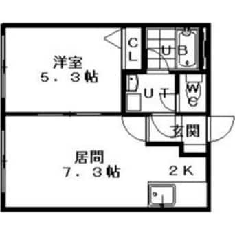 間取図 エステラ二十四軒A館