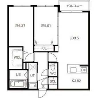 間取図 BPRレジデンス二十四軒