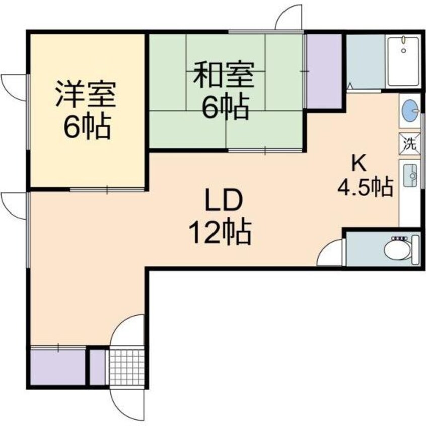 間取図 シャンブル宮の森