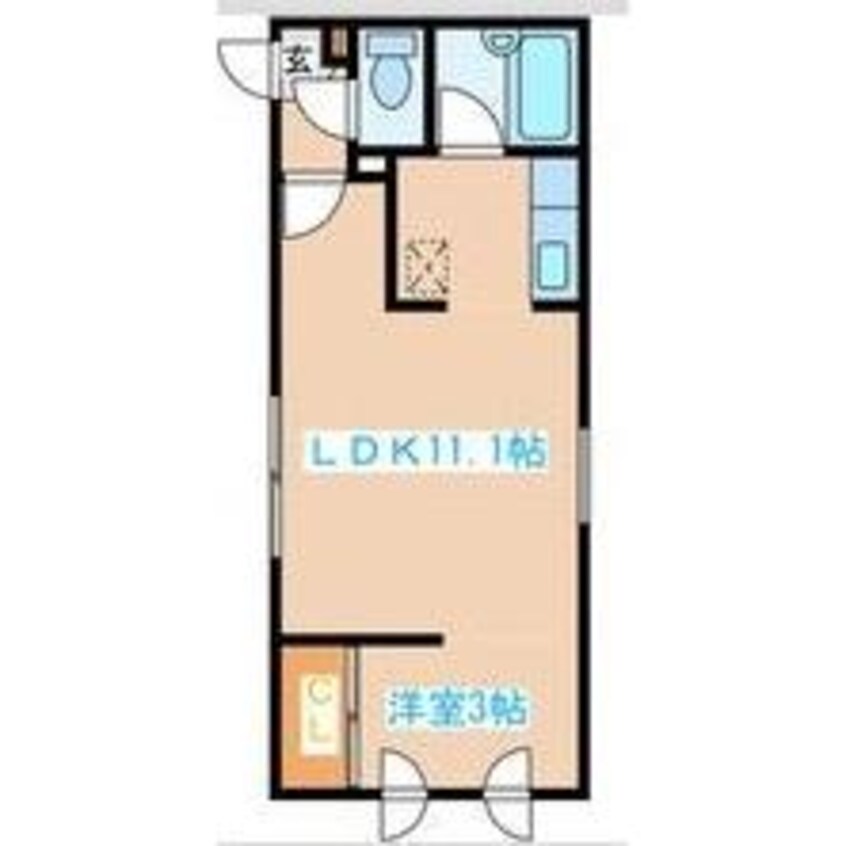 間取図 ヒルコート宮の森イーストウイング