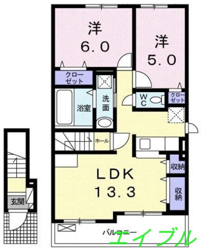 間取図 ジェイズ　キヨシ