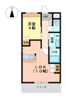 サニーホーム南畝 1LDKの間取り