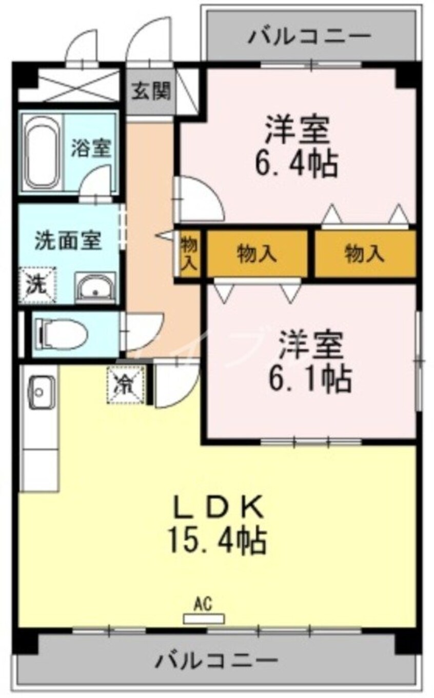 間取図 K-city葦高