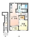 ルシエル　１８ 1LDKの間取り