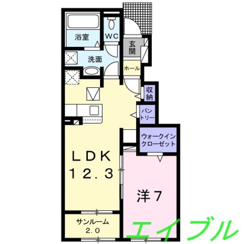 間取図 ノヴァ　Ⅱ