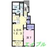 ノヴァ　Ⅱ 1LDKの間取り