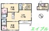 ジャルダンⅡ 2LDKの間取り