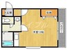 りんごの木Ⅱ 1Rの間取り