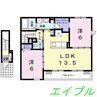 レジデンス本荘Ｂ 2LDKの間取り