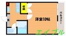 ブロードコートⅠ 1Kの間取り