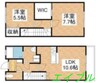 アーバンライフ撫川 2LDKの間取り