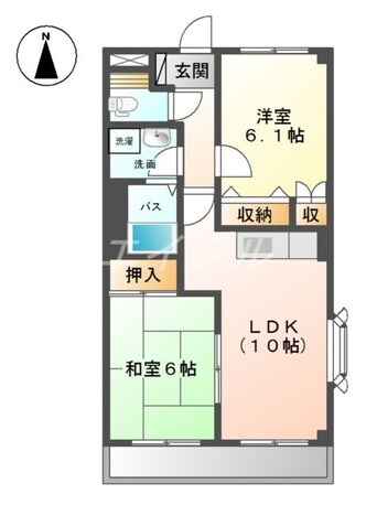 間取図 レジデンス　スワニーⅡ