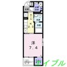 エテルノ・ミサオ 1Kの間取り