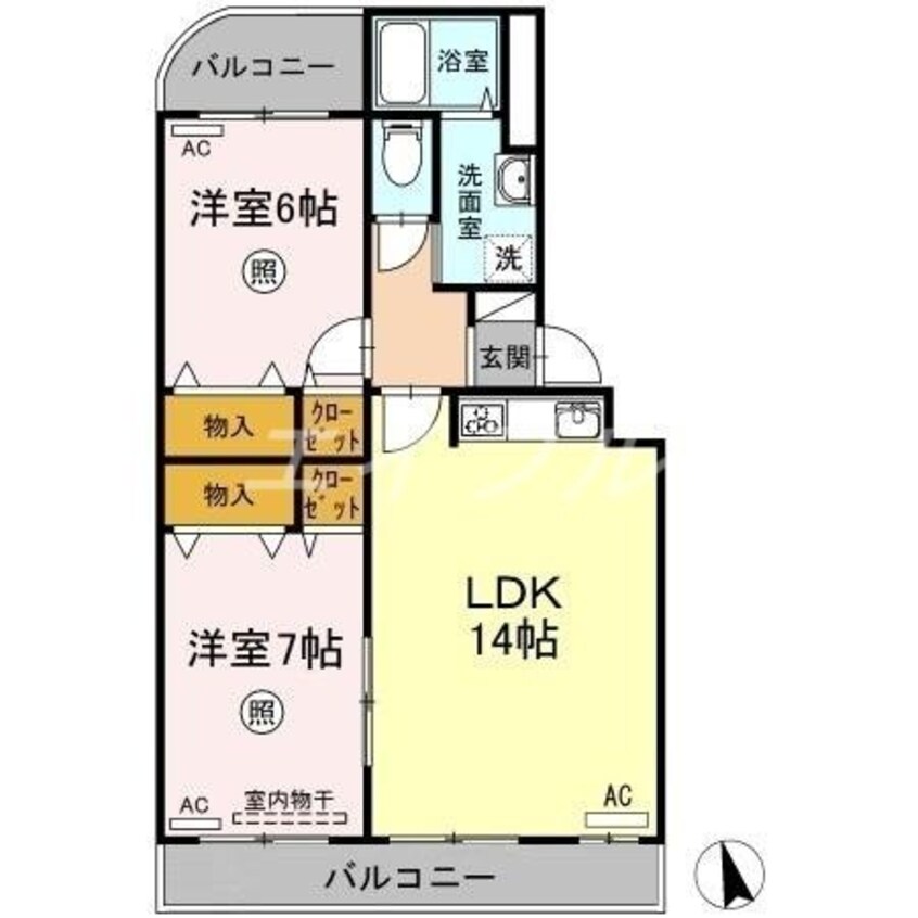 間取図 リヴェール