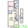 イースト　ドラゴン　Ⅰ 1LDKの間取り