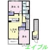 グランパル２１Ｃ 2LDKの間取り