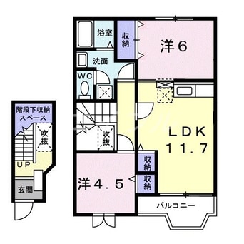 間取図 ピュールメゾン