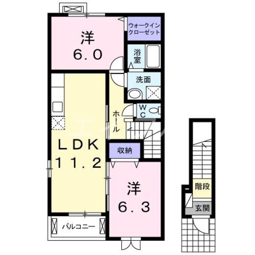 間取図 ＭＯＣＯ