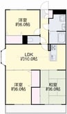 ラ・パセーラ 3LDKの間取り