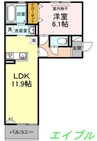 ソフィヤ　コンフォール 1LDKの間取り