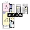 サンシャイン大北 1LDKの間取り
