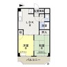 堂元ビル 2DKの間取り