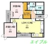 Peridot 2LDKの間取り
