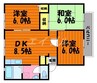 サンビレッジブライト　Ｂ棟 3LDKの間取り