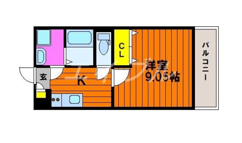 間取図 プライムスクエア青江