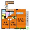 ヴィントエーラ 2LDKの間取り